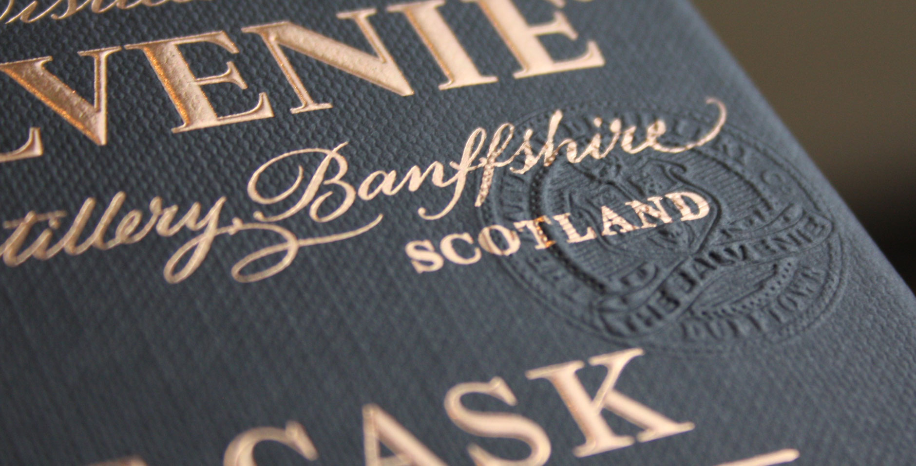 Balvenie Triple Cask Whisky Detail on Box
