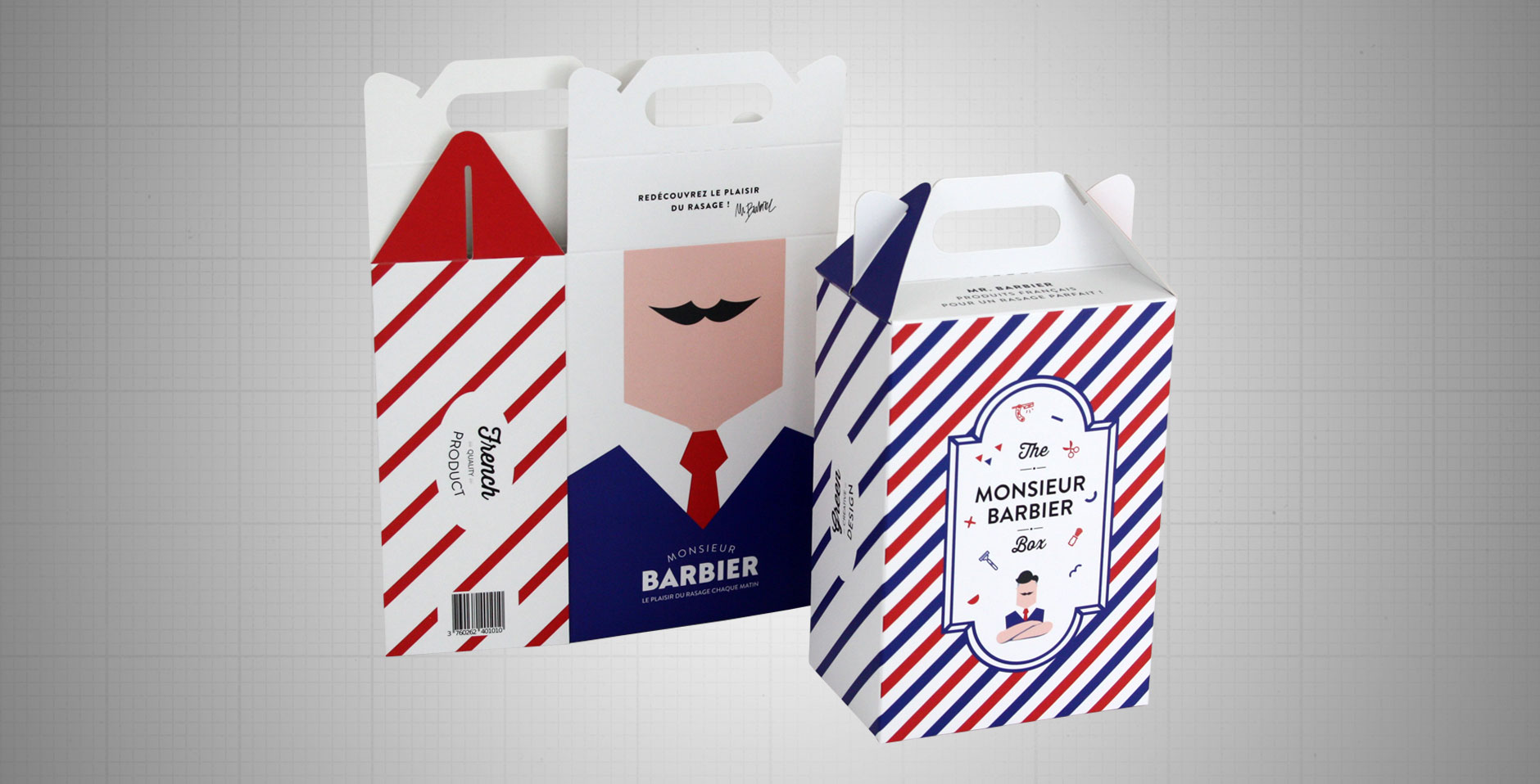 Monsieur Barbier Box Packaging