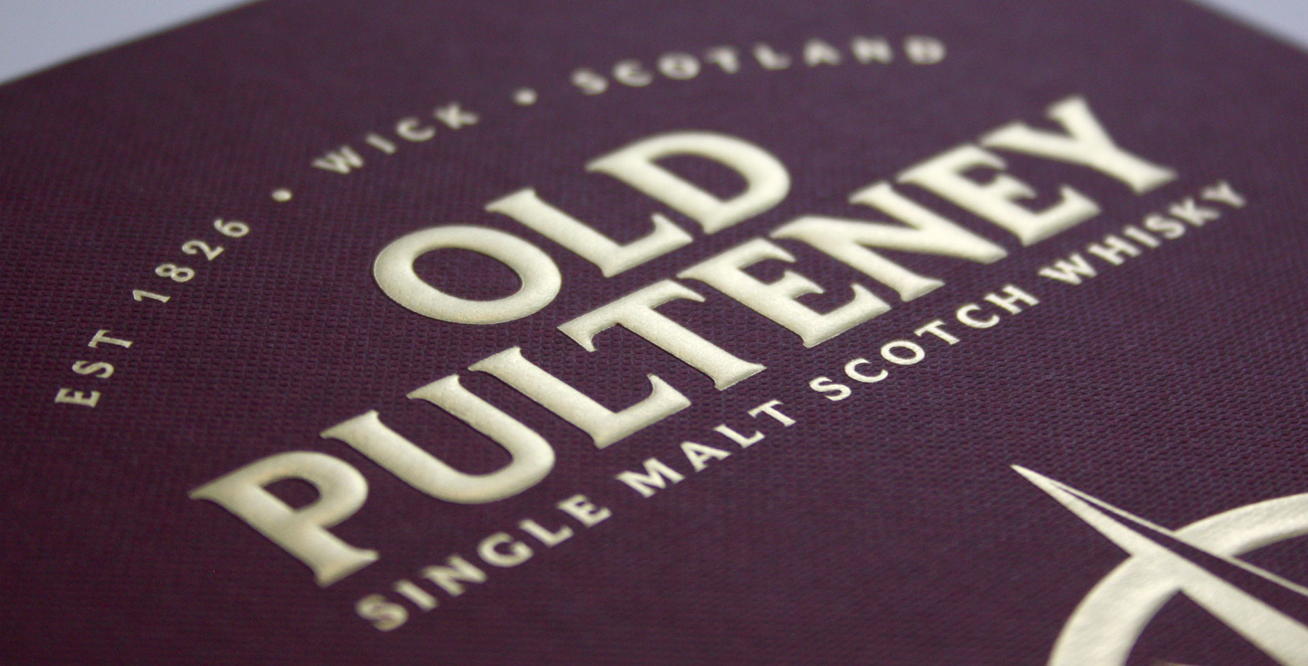 Old Pulteney Packaging Detail