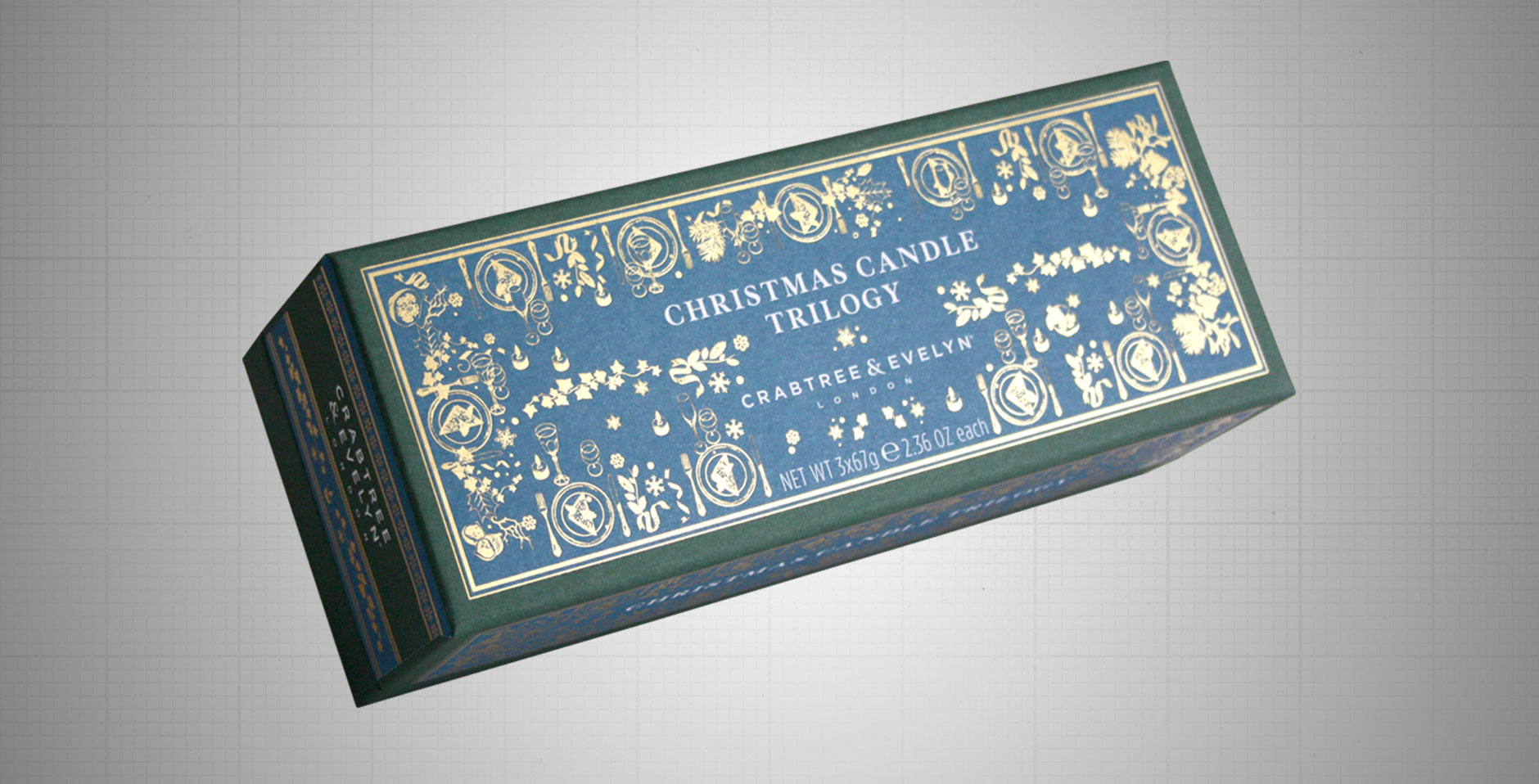 crabtree and Evelyn Candles Box