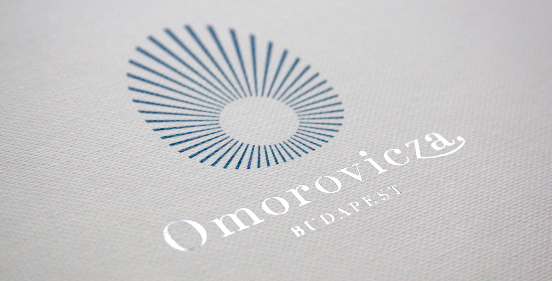 Omorovicza Luxury Packaging Logo Detail